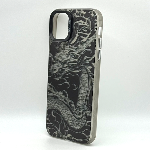 Чохол Hologram Dragon Case для iPhone 12/12 Pro Black hd009 фото