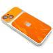 Чохол Velour Style для iPhone 15 Orange velst006 фото 2