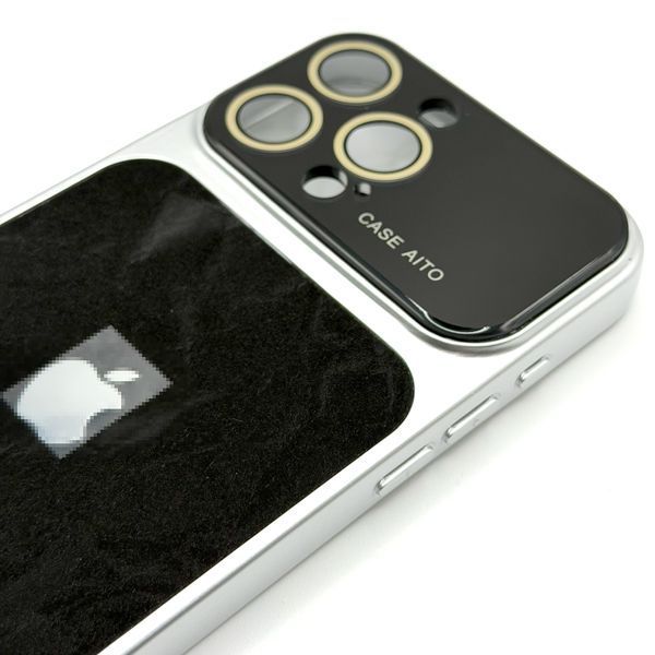 Чохол Velour Style для iPhone 14 Pro Max Black velst009 фото