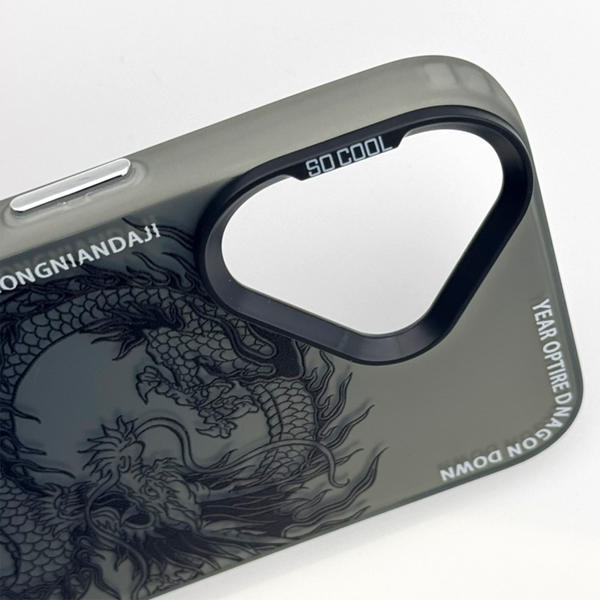 Чохол SO Cool Dragon для iPhone 17 Black scd131 фото