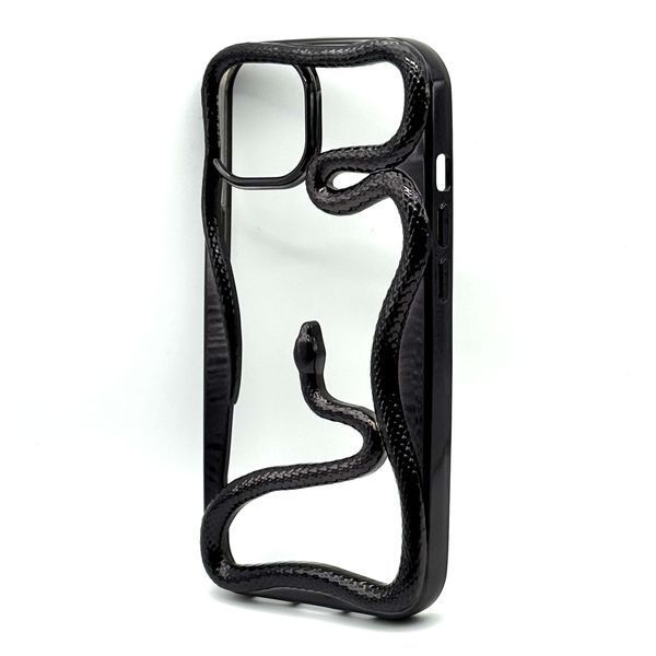 Чехол TPU Snake для iPhone 13 Black snk001 фото